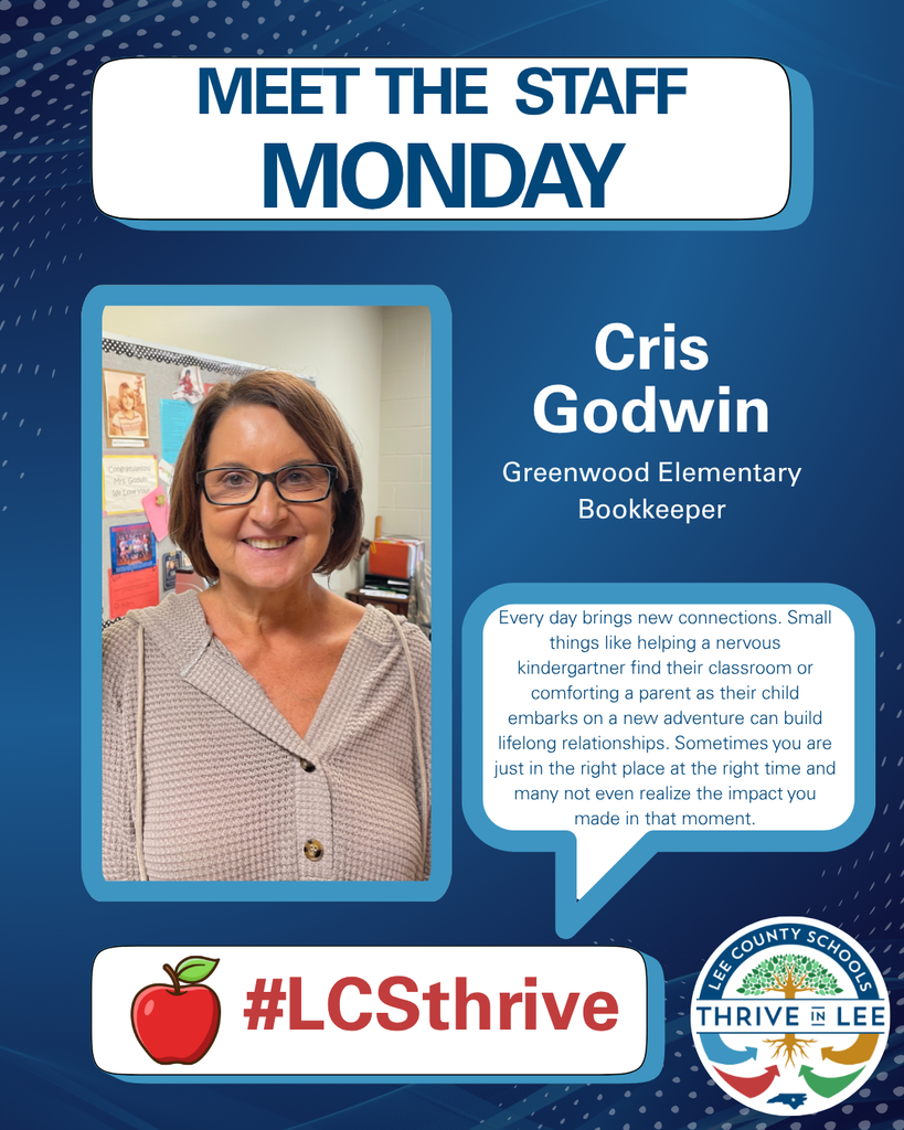 Cris Godwin Meet the Staff Monday Recognition.