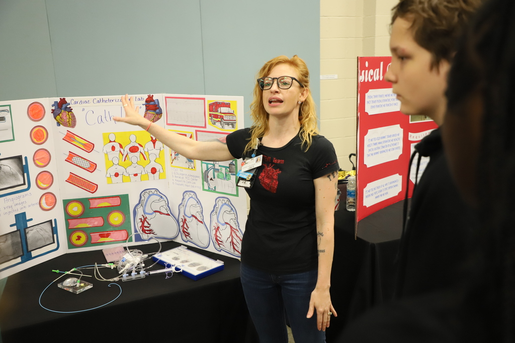 FirstHealth Career Fair 2025 for LCS Eighth Grade Students