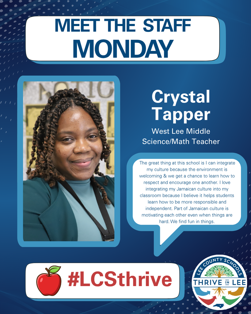 Crystal Tapper Meet the Staff Monday Recognition
