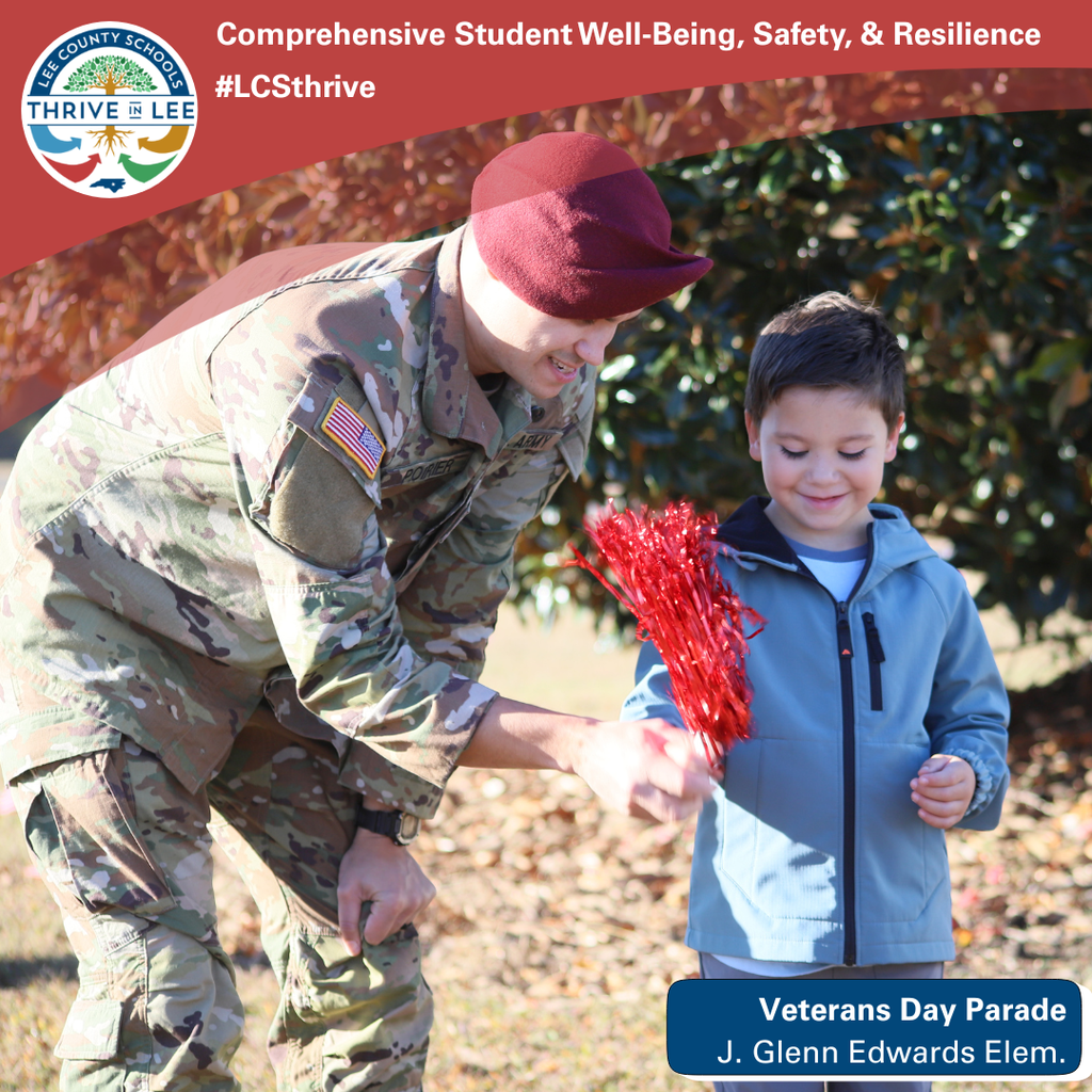 Well Being Wednesday Veterans Day Parade photo from JGE