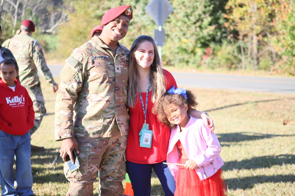 Veterans Day Parade at JGE