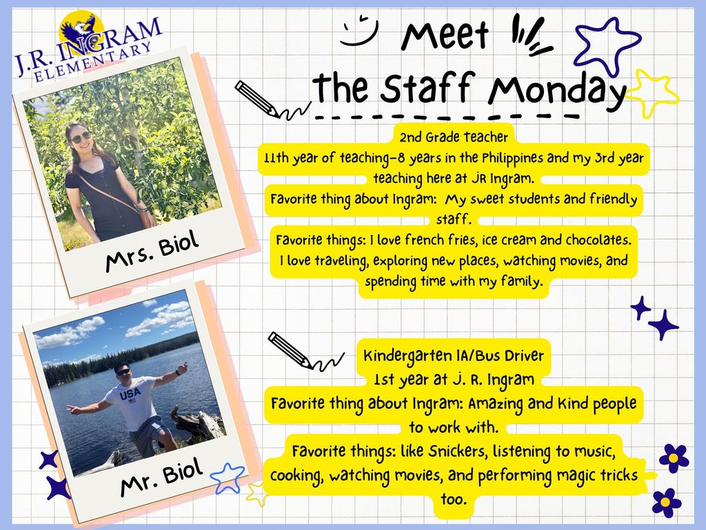 Mrs. Biol,  Mr. Biol