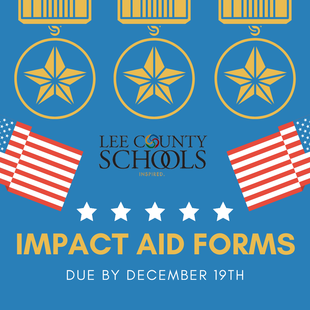 Impact Aid forms due returned by December 19th
