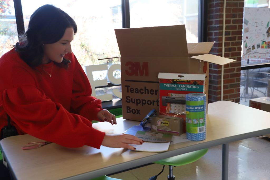 Teacher Support Boxes  arrive from Kids In Need Foundation.
