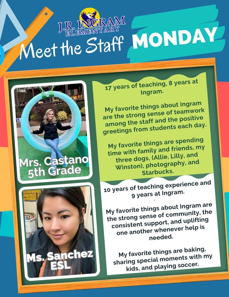 Mrs. Castano & Ms. Sanchez