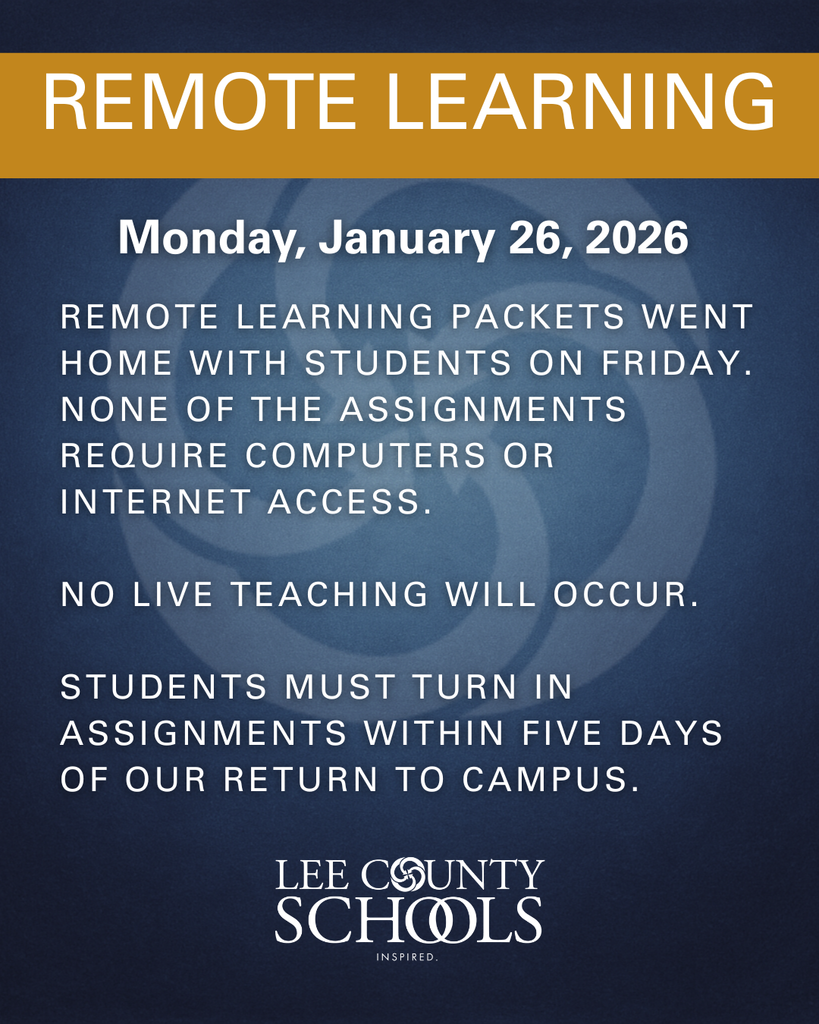 Closed for Remote Learning Jan 26 2026