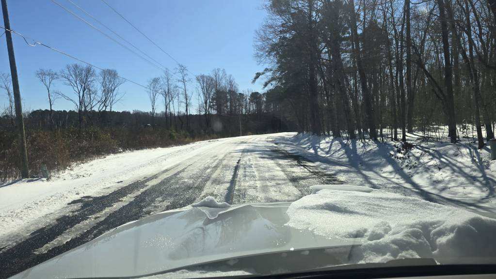 Hazardous Road Conditions across Lee County February 2, 2026 provided by Lee Co Emergency Management