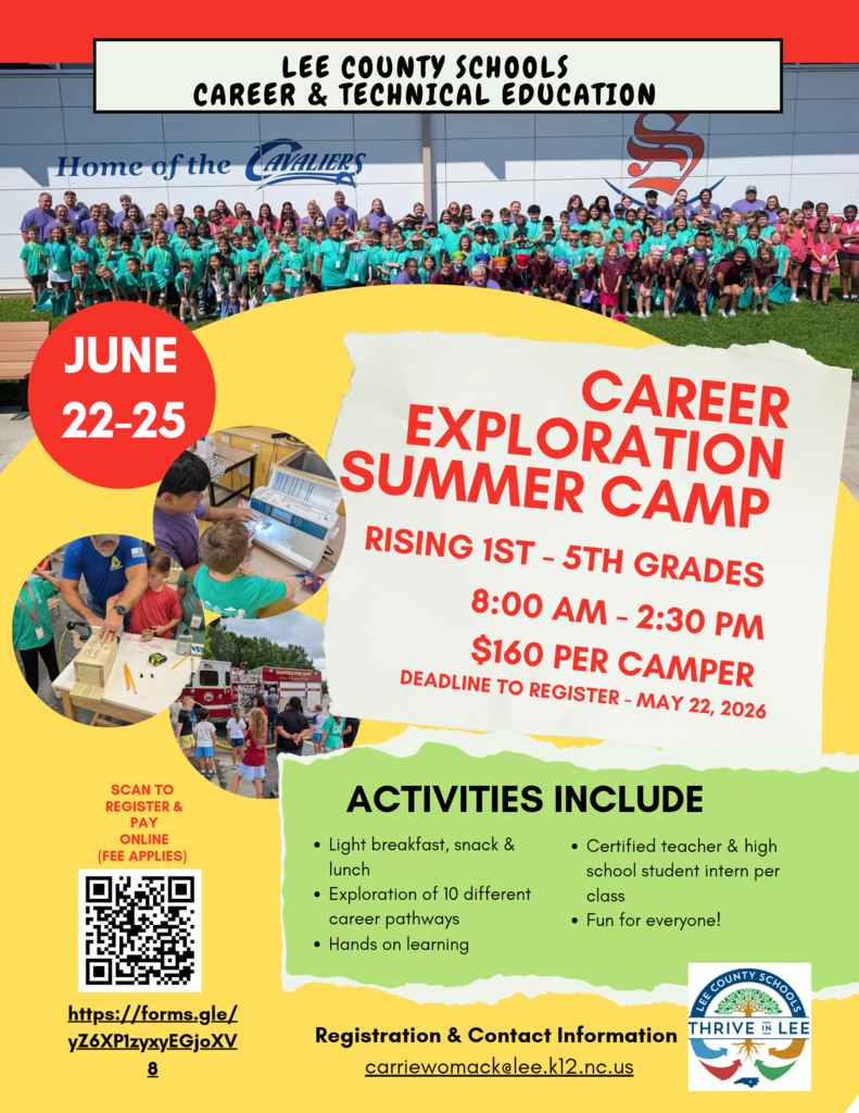LCS Career & Technical Education Camps - Register Today!