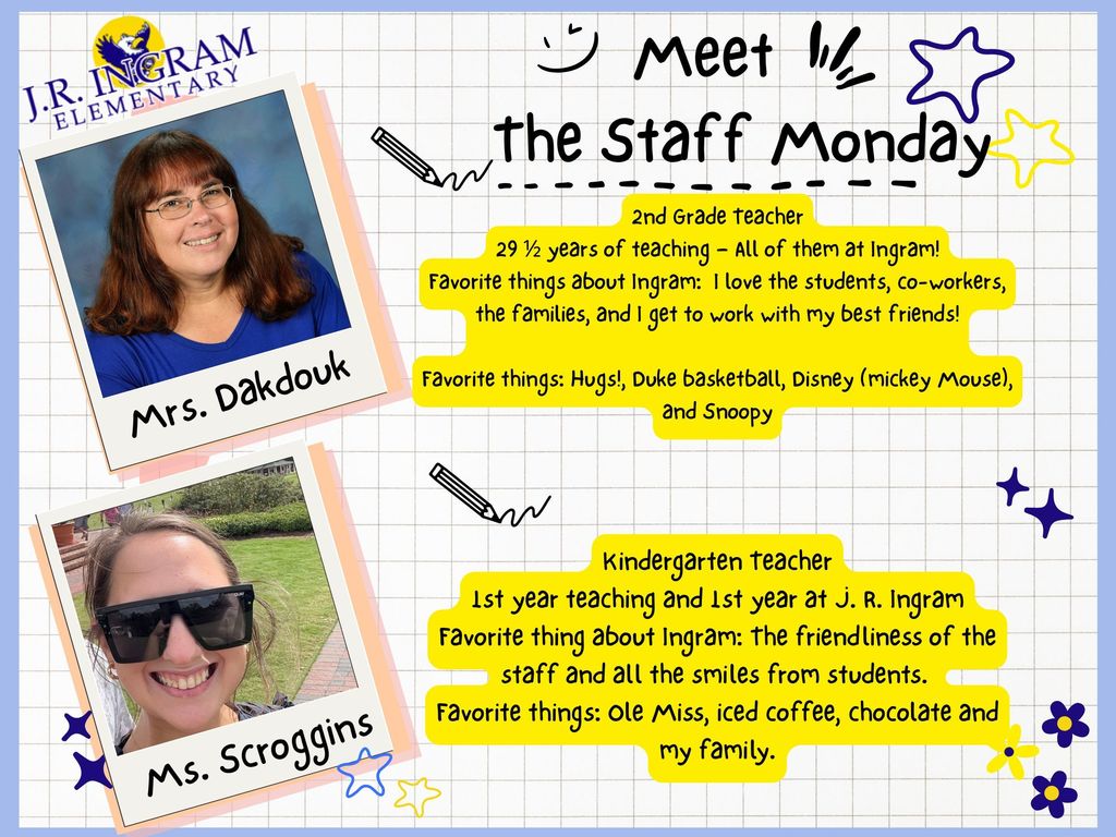 Mrs. Dakdouk & Ms. Scroggins