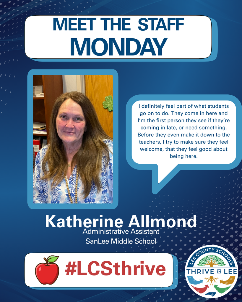 Katherine Allmond Meet the Staff Monday Graphic