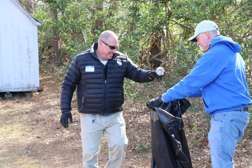 United Methodist Ministers serve and learn about volunteer opportunities at schools in their community