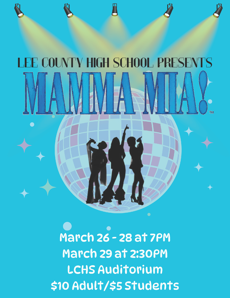 Mamma Mia LCHS Theatre plays this weekend