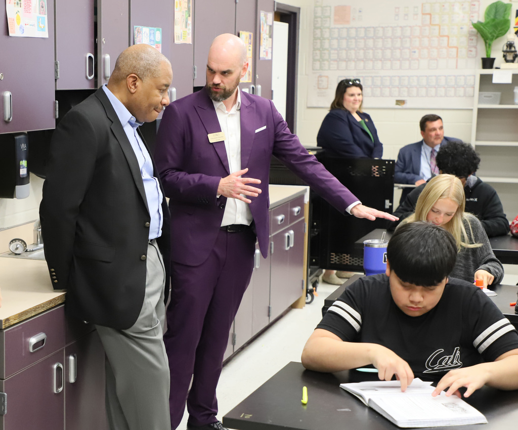 State Superintendent Maurice Green visits West Lee & SanLee Middle Schools