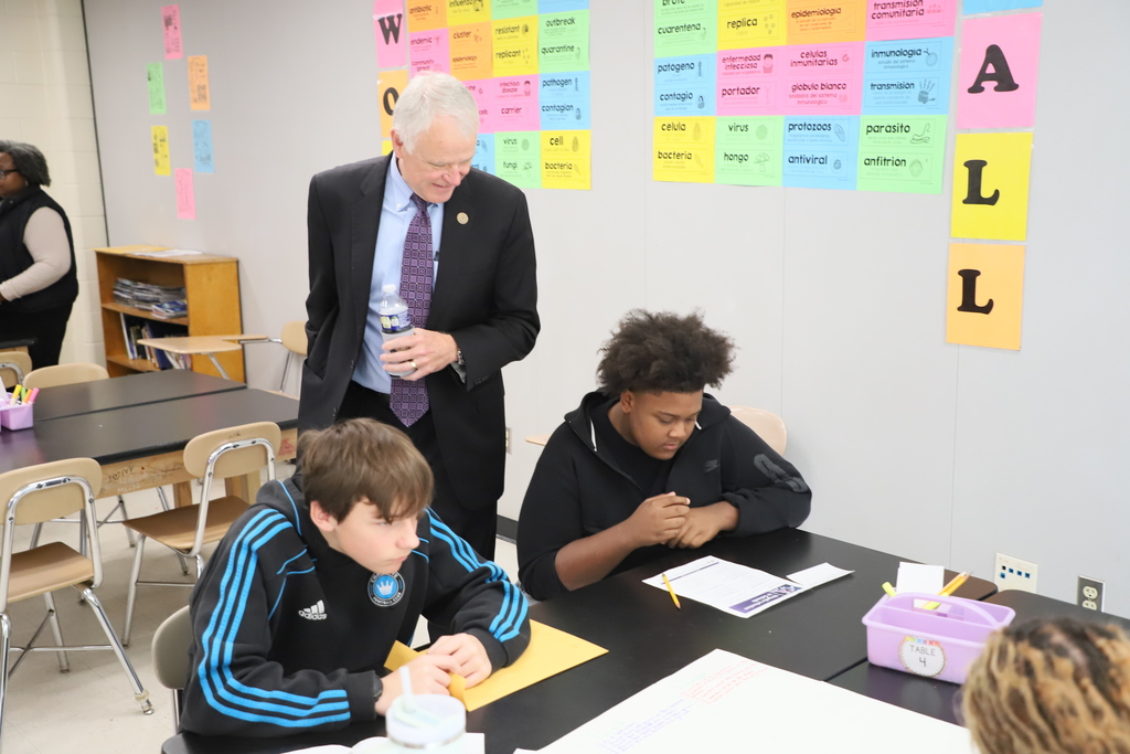 State Superintendent Maurice Green visits West Lee & SanLee Middle Schools