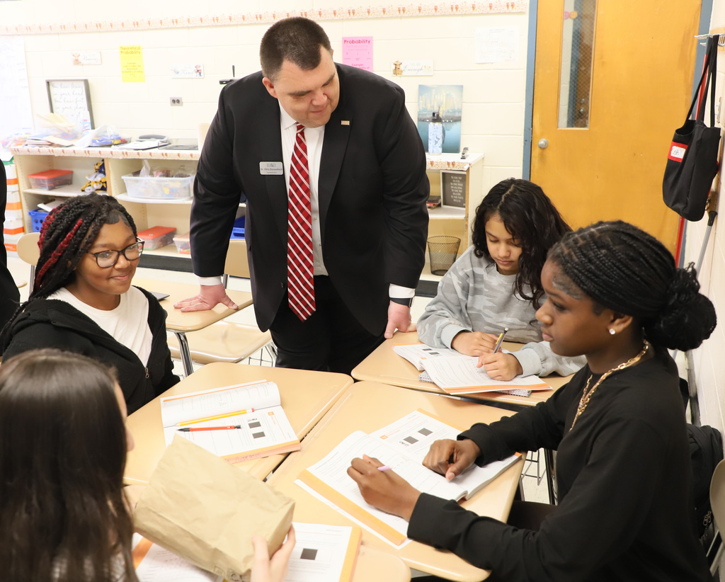 State Superintendent Maurice Green visits West Lee & SanLee Middle Schools