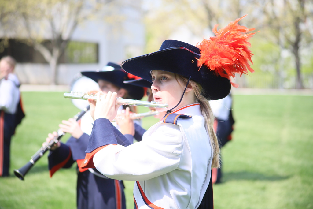 Southern Lee Marching Band plays NCDPI and goes to Senate Chamber Floor