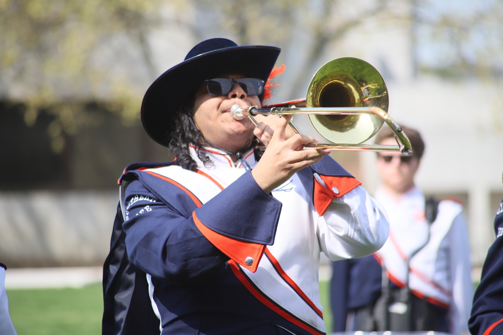 Southern Lee Marching Band plays NCDPI and goes to Senate Chamber Floor