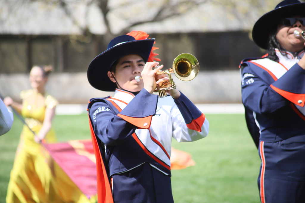 Southern Lee Marching Band plays NCDPI and goes to Senate Chamber Floor
