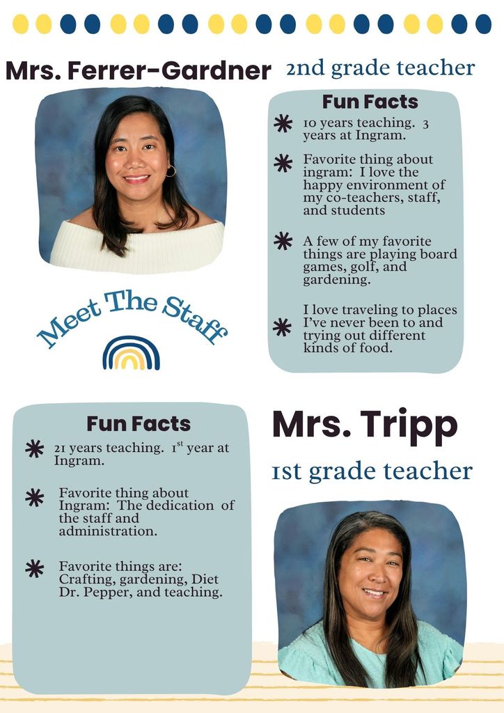 Mrs. Tripp and Mrs. Ferrer-Gardner