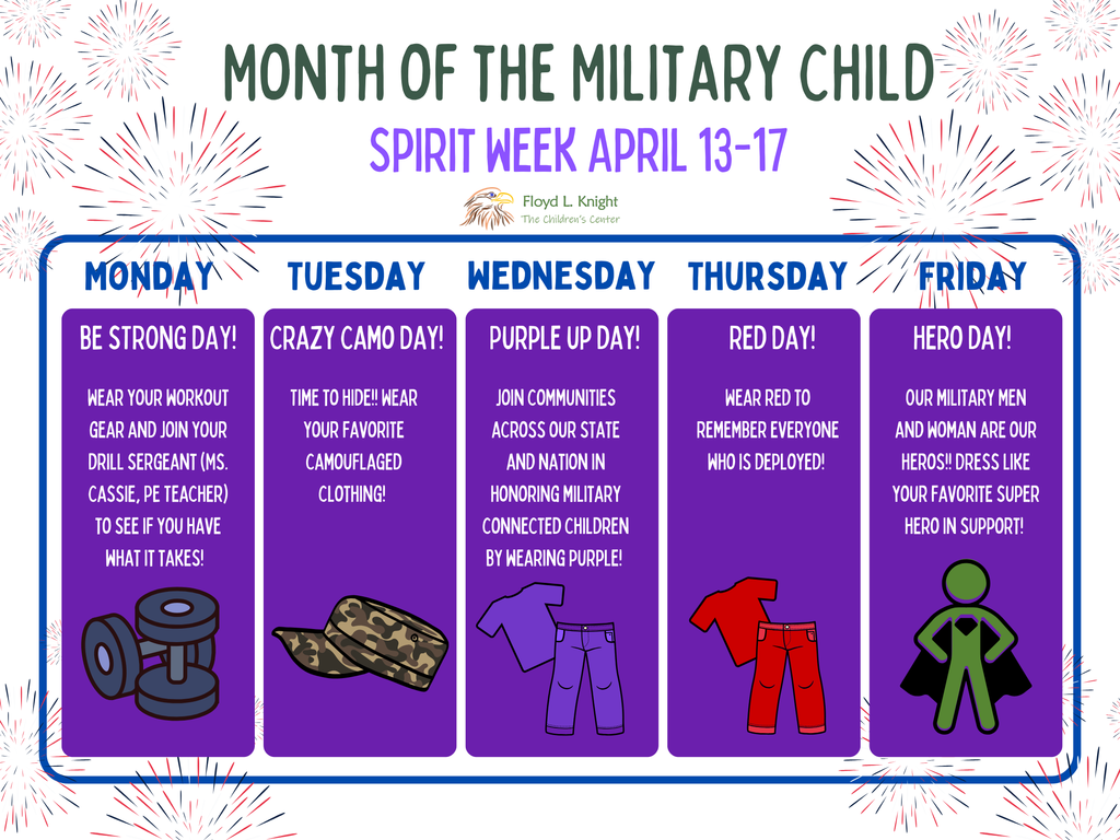 Military Child Spirit Week