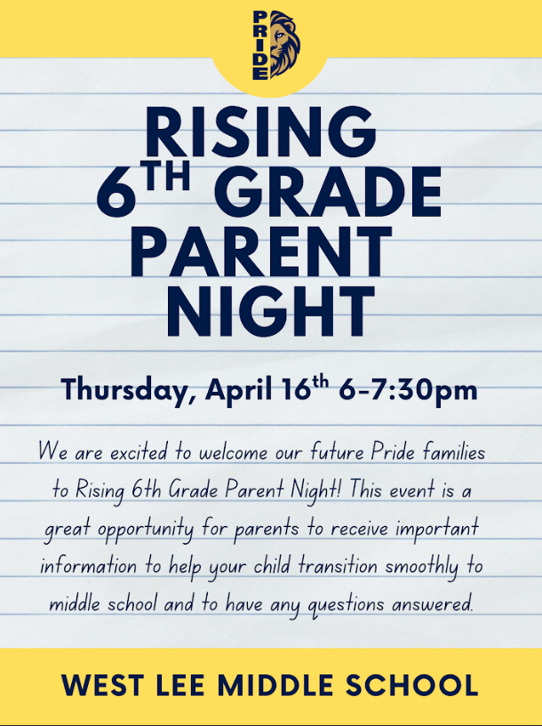 6th Grade Parent Night