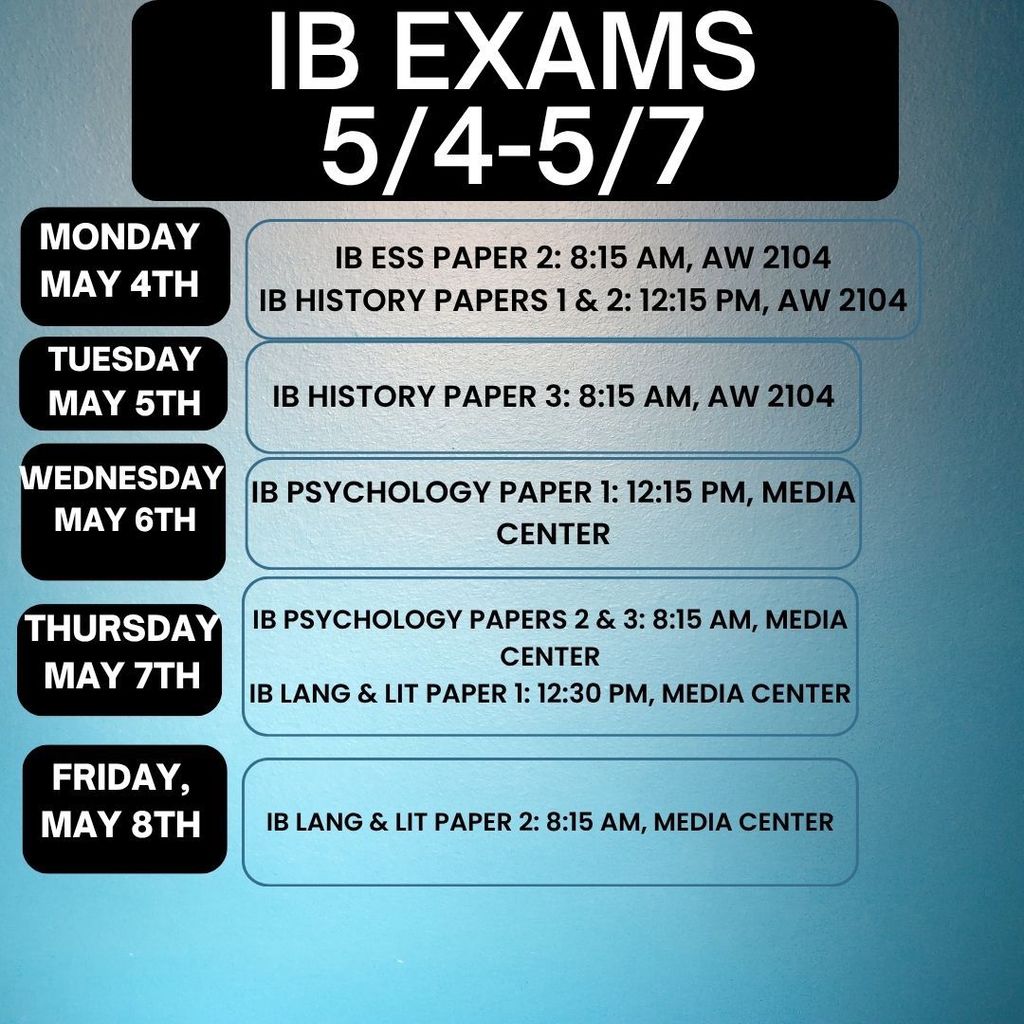 IB exams