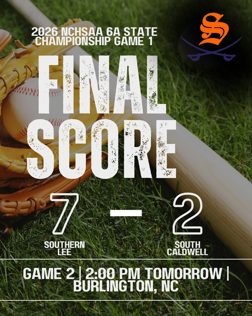 Southern Lee 7, South Caldwell 2 in Game 1 of the 6A State Championship Series