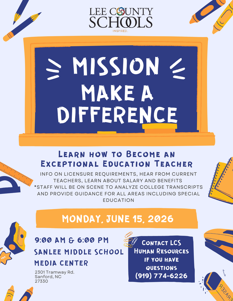 LCS Teacher Recruitment Information Session Flyer