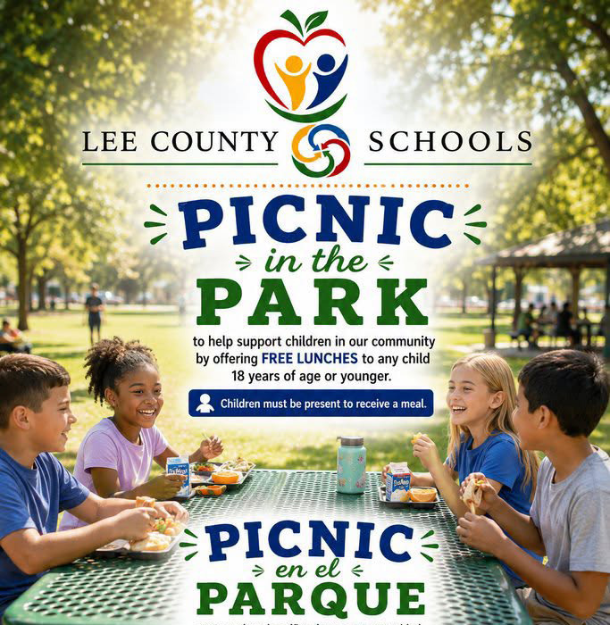 Picnic in the Park for July 23 is cancelled due to weather.