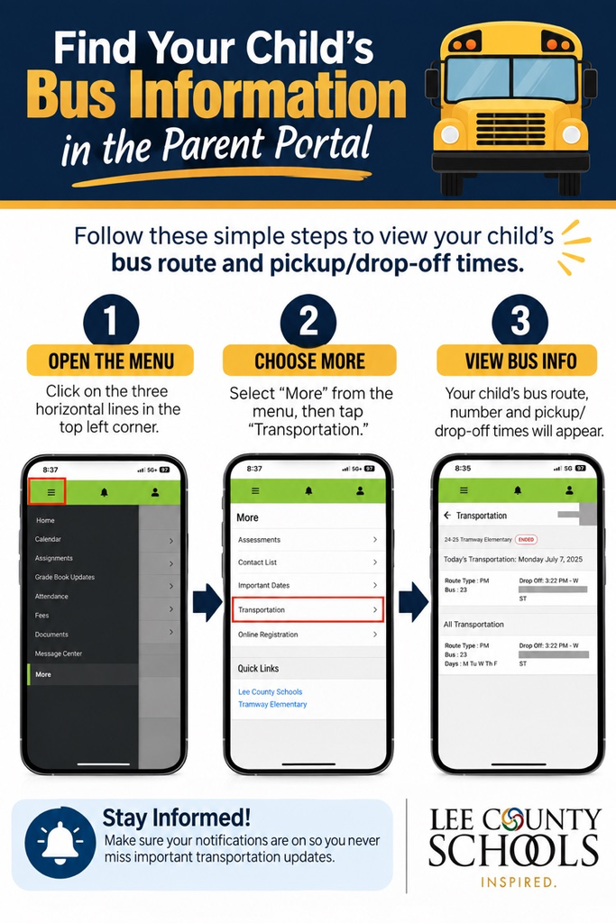 bus info