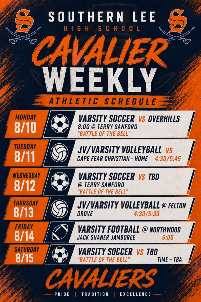 Aug 10 schedule