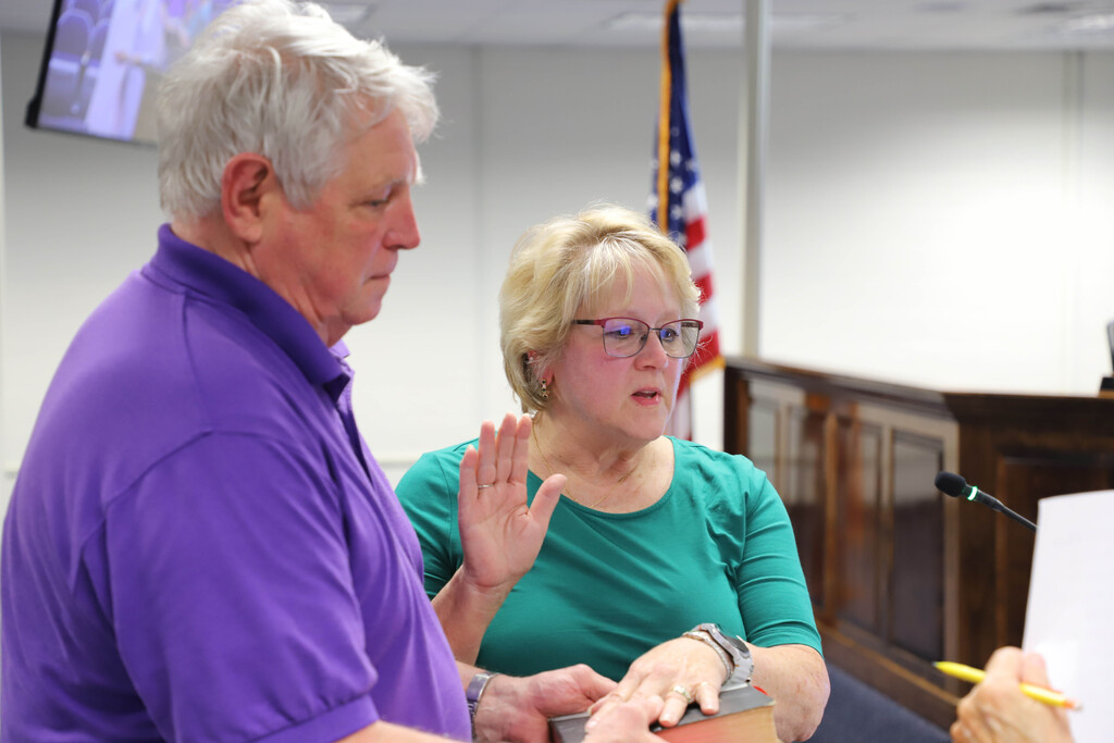 Laura Stryffler Sworn In