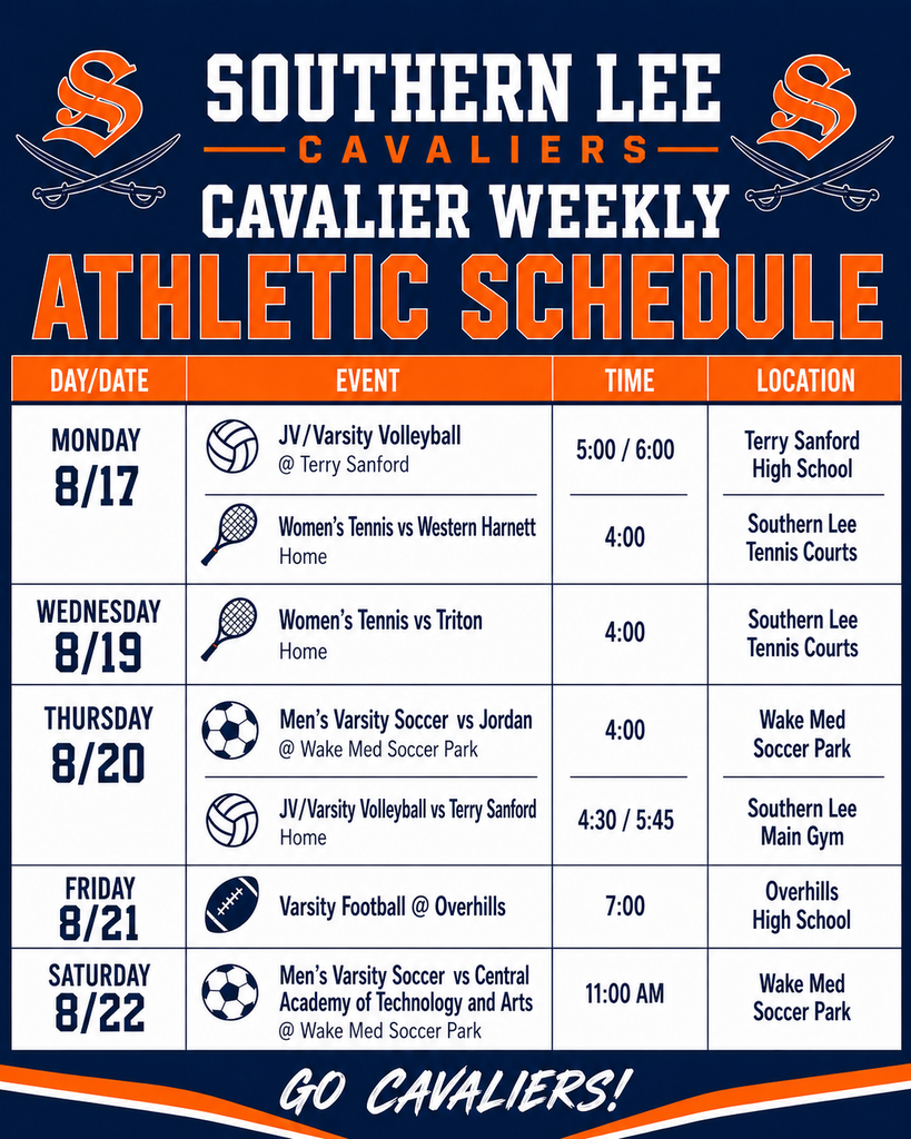 Athletic Schedule