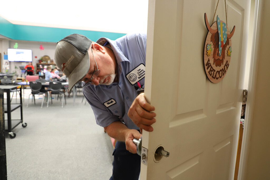 Maintenance Staff working across the district
