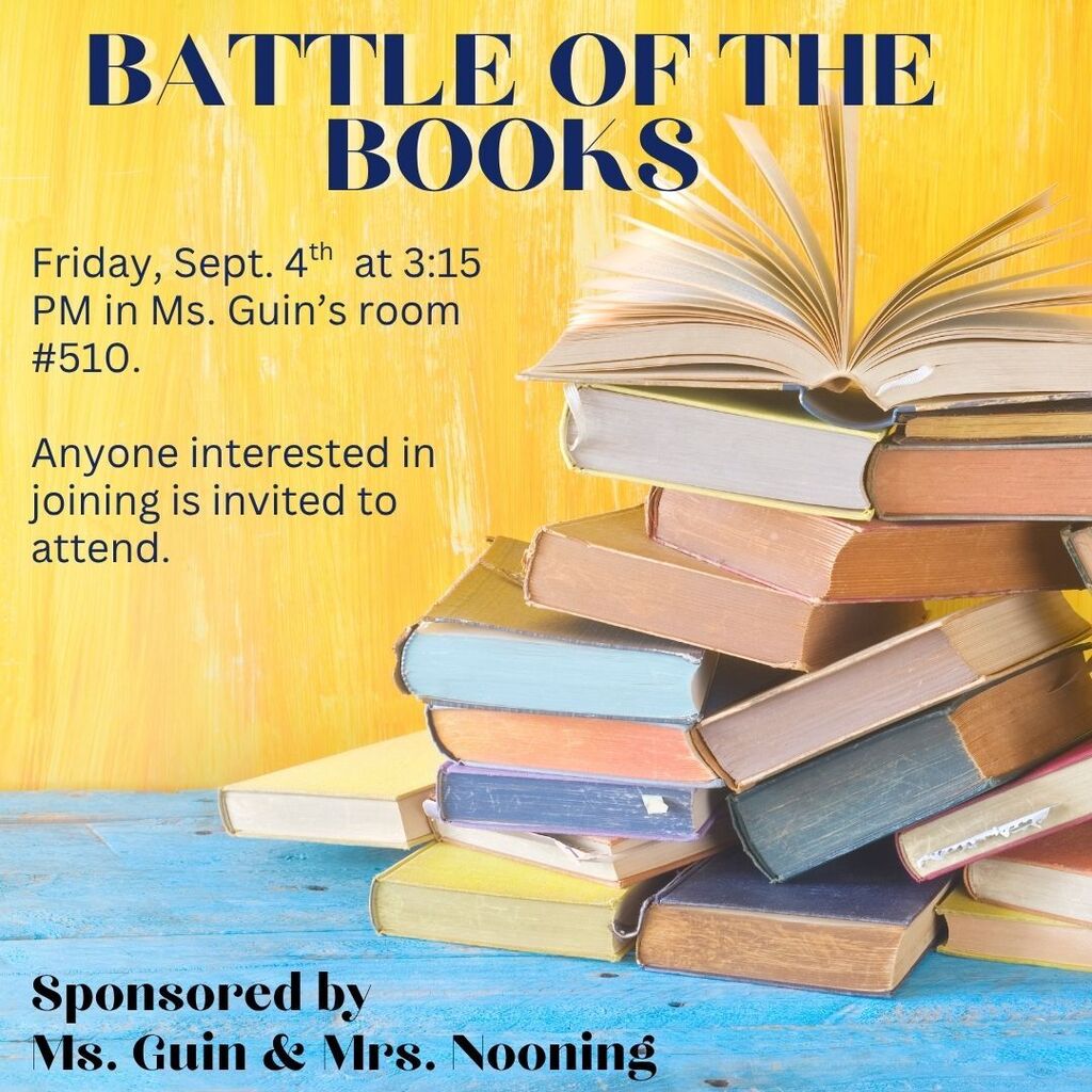 Battle of the Books 2026, Sep. 4 at 3:15