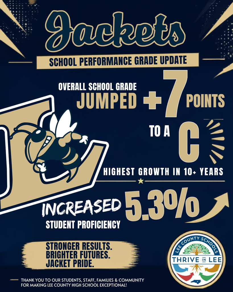 Lee County High School Performance Grade highlights