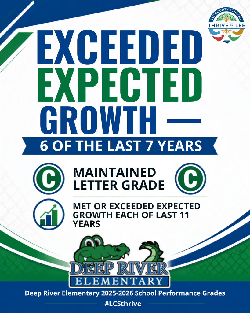 Deep River Exceeded Expected Growth six of 7 years now.