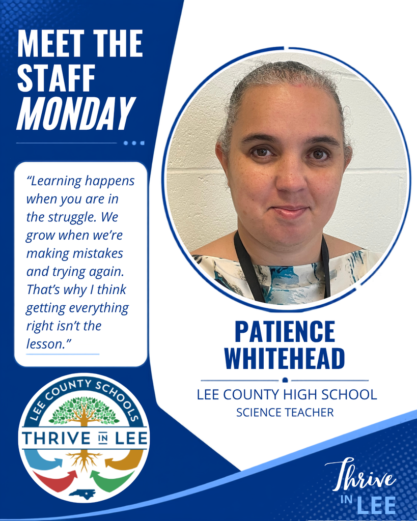Patience Whitehead Meet the Staff Monday Graphic
