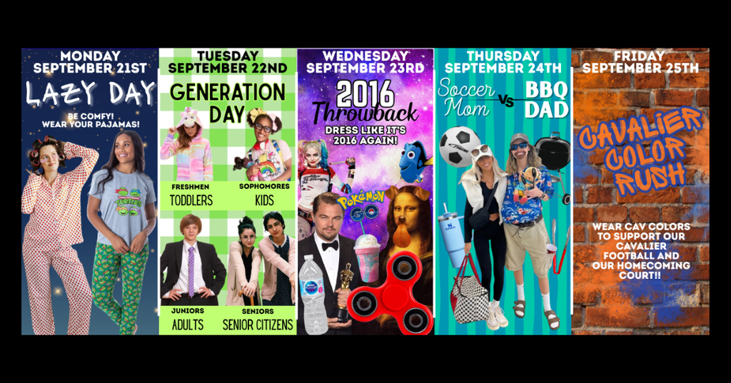 spirit  week 21-26