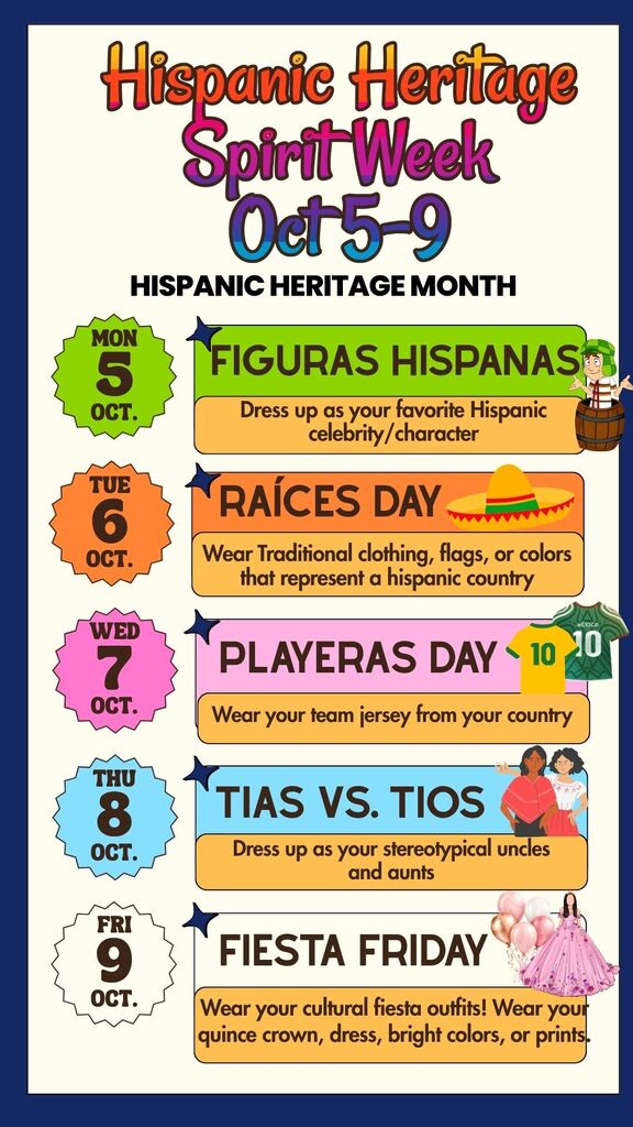 Spirit Week Hispanic Heritage