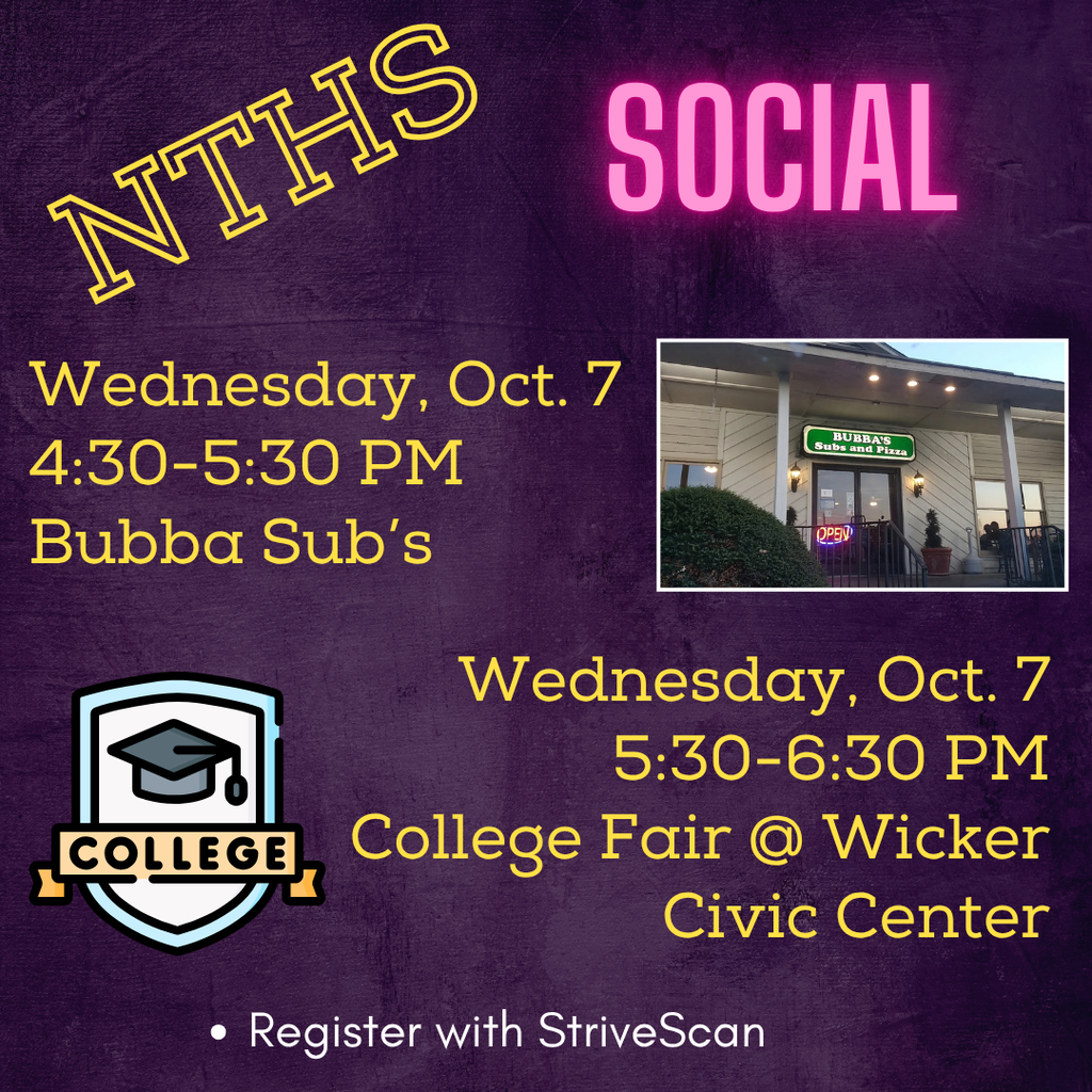 Bubbas and COllege fair for NTHS