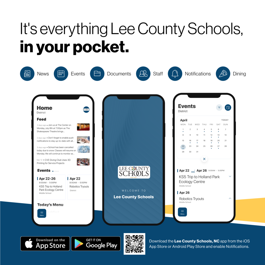 Download the Lee County Schools App today!