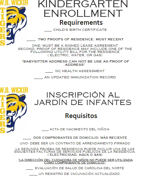 Kindergarten Enrollment