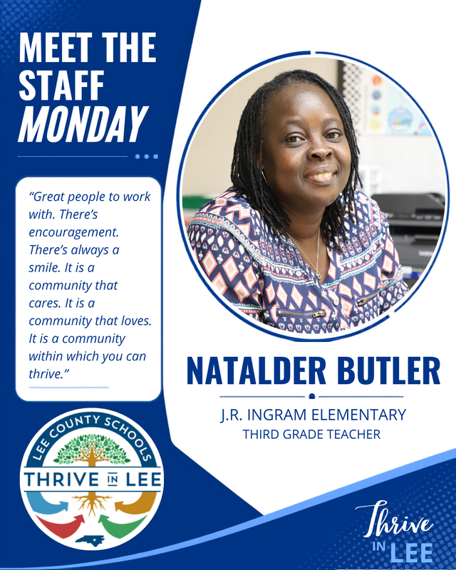 mEET THE STAFF MONDAY GRAPHIC FOR NATALDER BUTLER