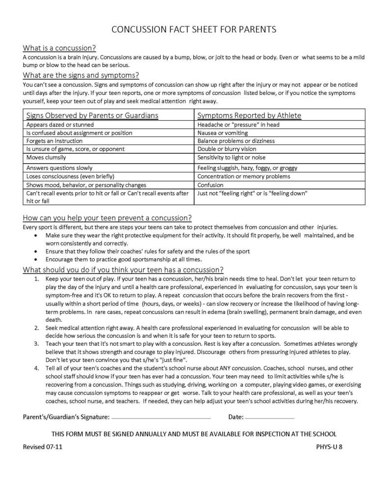 Concussion Form 2