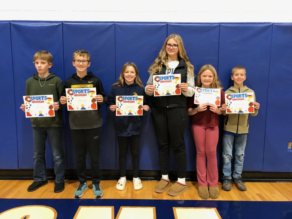 Tucker Watson, Ripken Geller, Hayden Schlieve, Ruby Streyle, Isabel Tufte and Conor Herman