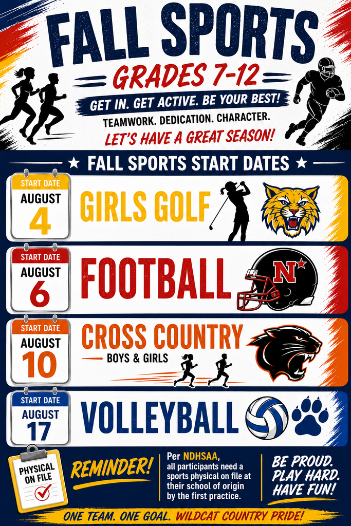Fall Sports Start Dates