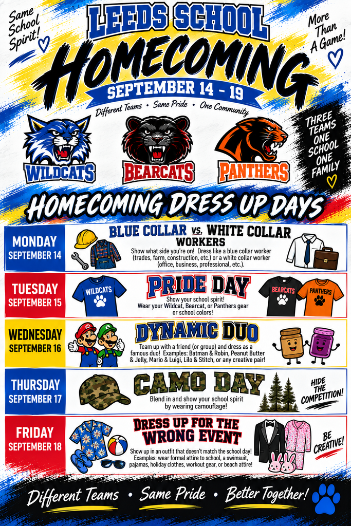 Homecoming Dress-up Flyer