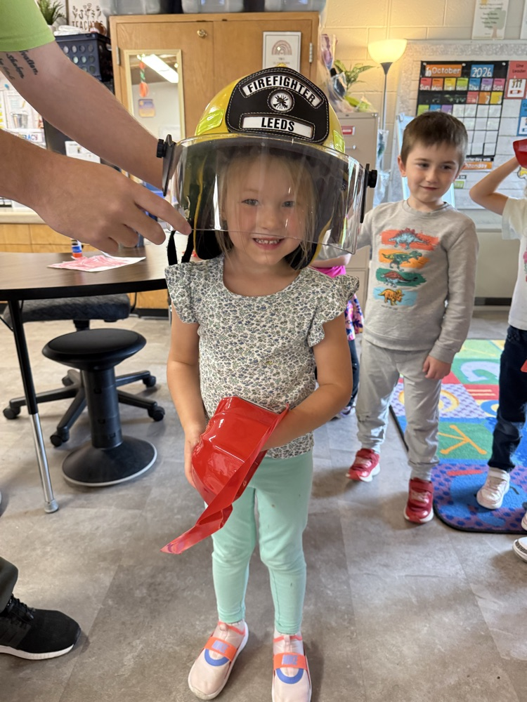 trying on gear