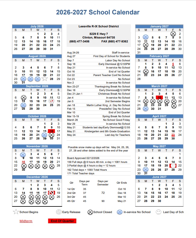 School Calendar